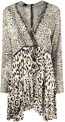 PINKO FW22 棕色豹纹V领修身长袖连衣裙 1G18FZA08BCZ2 Order PINKO FW22 棕色豹纹V领修身长袖连衣裙 1G18FZA08BCZ2