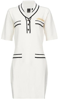 PINKO SS22 白色短袖连衣裙带条纹标志印花 1G17N0Y81X-C03 Buy PINKO SS22 白色短袖连衣裙带条纹标志印花 1G17N0Y81X-C03