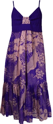 PINKO SS23 紫色花卉印花无袖吊带连衣裙 101182A0TT-YN9 Order PINKO SS23 紫色花卉印花无袖吊带连衣裙 101182A0TT-YN9