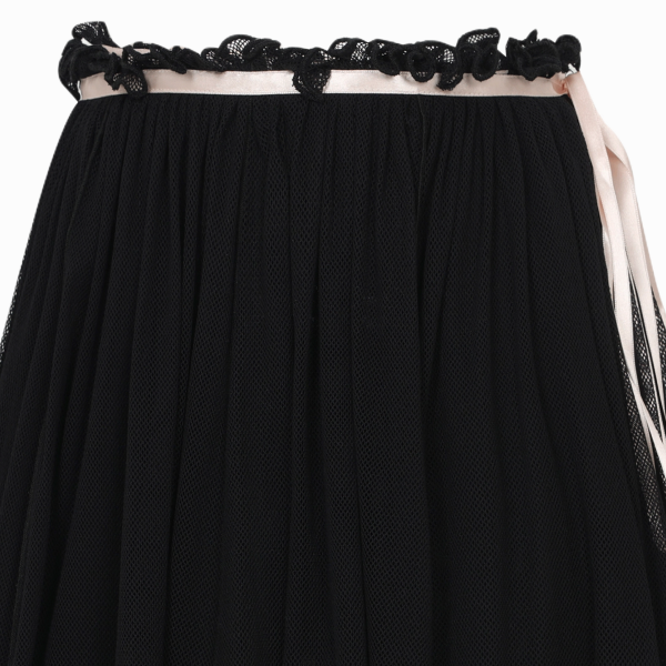 Purchase PINKO SS24 Skirt Mini Hitam Pleated Tie Kasual Wanita. 103478A1V1-ZN1