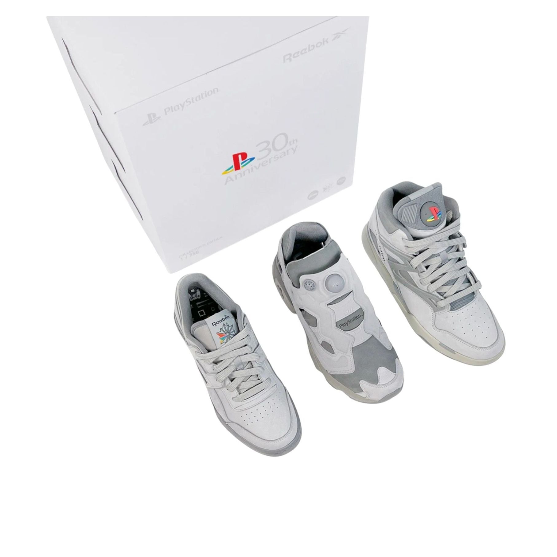 Details for Reebok 聯名 Sony Playstation Workout Plus Pump Omni Zone 2 InstaPump Fury 94 '30周年堆疊盒' 100265884