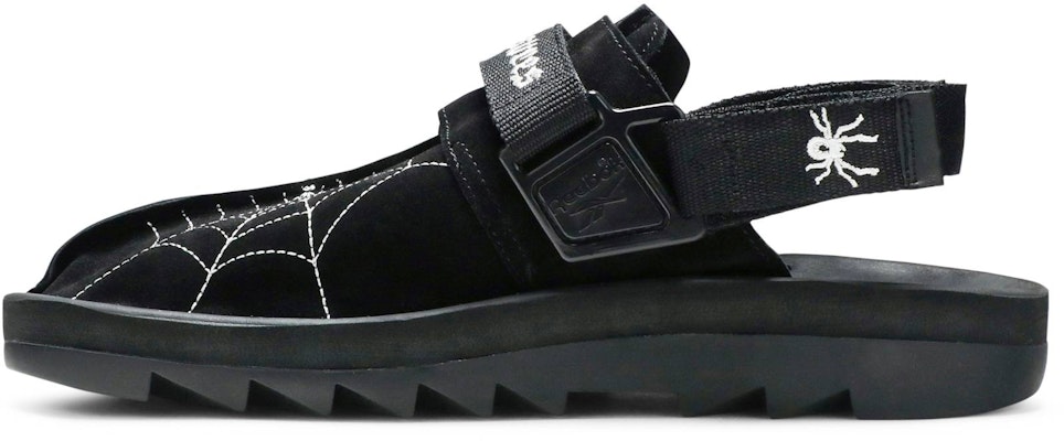 Pleasures x Reebok Beatnik Sandal 'Spider' Hitam Putih FY3418 Lookbook Pleasures x Reebok Beatnik Sandal 'Spider' Hitam Putih FY3418