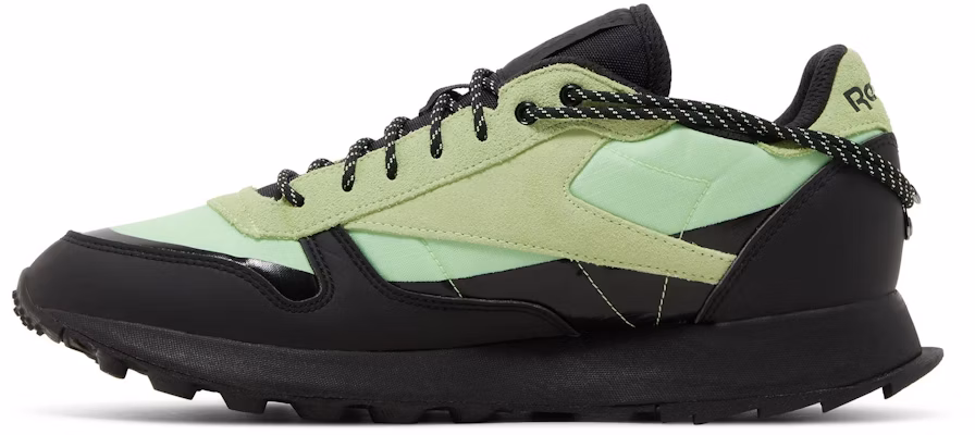 Pleasures x Reebok Classic Leather 'Neon Mint' H06244 Lookbook Pleasures x Reebok Classic Leather 'Neon Mint' H06244