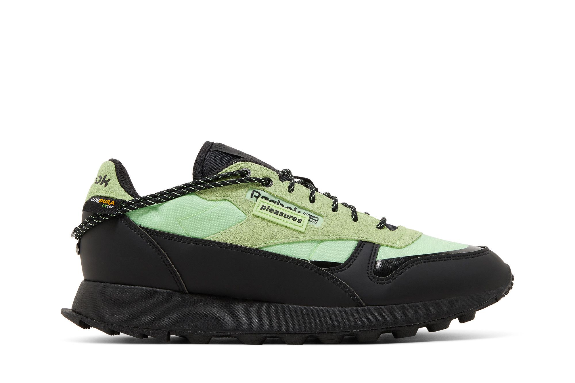 Pleasures x Reebok Classic Leather 'Neon Mint' H06244