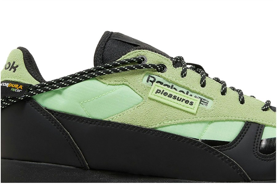 Pleasures x Reebok Classic Leather ''Neon Mint'' Scarpe da Ginnastica. H06244 Lookbook Pleasures x Reebok Classic Leather ''Neon Mint'' Scarpe da Ginnastica. H06244