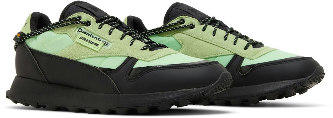 Pleasures x Reebok Classic Leather ''Neon Mint'' Scarpe da Ginnastica. H06244 1