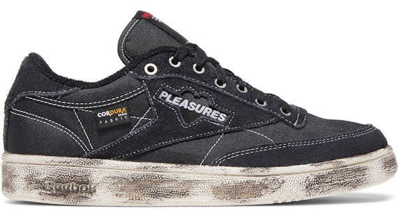 Pleasures x Reebok Club C 85 "黒チョーク" (Pleasures x Reebok Club C 85 "Kuro Chooku") GW2643 Buy Pleasures x Reebok Club C 85 "黒チョーク" (Pleasures x Reebok Club C 85 "Kuro Chooku") GW2643