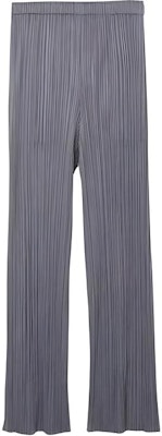 PLEATS PLEASE Issey Miyake Seluar Kelabu Pleated Unisex Kasual Straight-Fit PP55JF111-12 Buy PLEATS PLEASE Issey Miyake Seluar Kelabu Pleated Unisex Kasual Straight-Fit PP55JF111-12