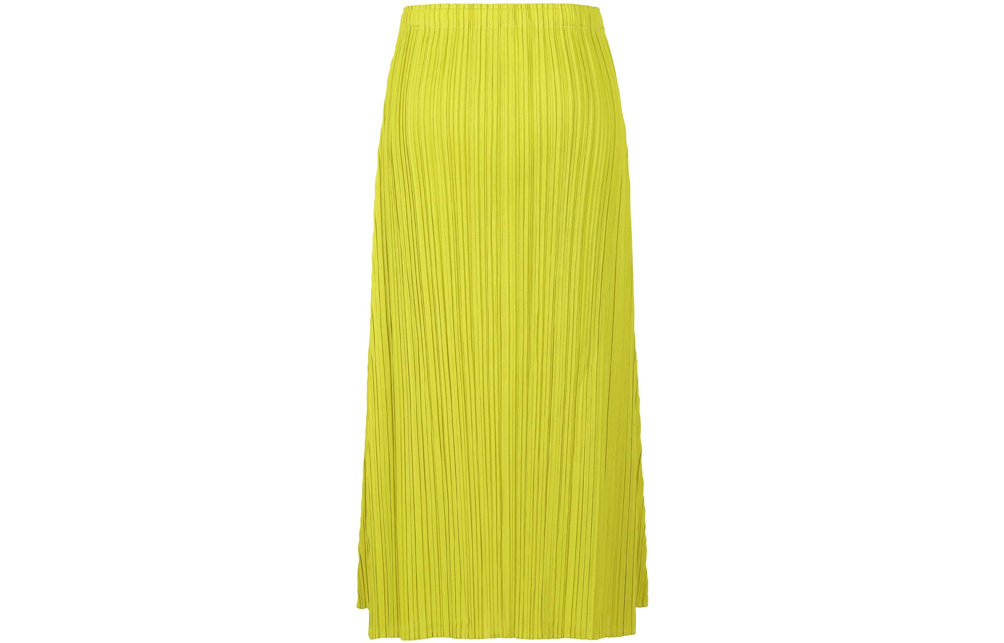 Purchase PLEATS PLEASE ISSEY MIYAKE 純色百褶彈性腰中長裙 PP33JG284-18