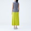 Cheap PLEATS PLEASE ISSEY MIYAKE 純色百褶彈性腰中長裙 PP33JG284-18