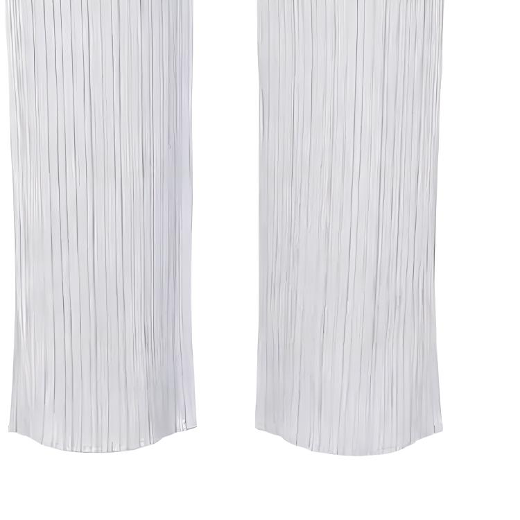 Sizing PLEATS PLEASE ISSEY MIYAKE ソリッドプリーツストレートパンツ ユニセックス ライトグレー PP55JF111-10