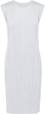 プリーツプリーズ イッセイミヤケ 無地ノースリーブプリーツドレス ライトグレー PP55JH113-10 Order プリーツプリーズ イッセイミヤケ 無地ノースリーブプリーツドレス ライトグレー PP55JH113-10