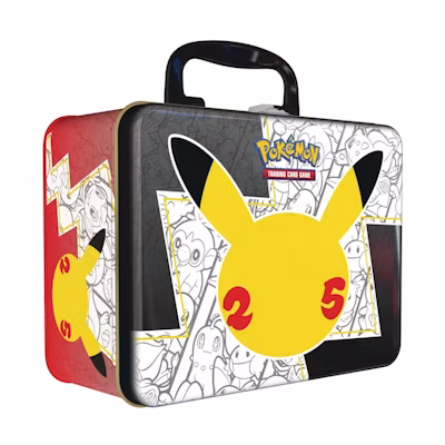 Poké TCG 25th Anniversary Celebrations Collector Chest Tin