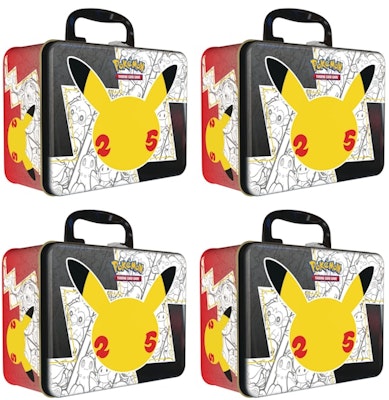 宝可梦集换式卡牌 25周年纪念收藏家宝箱 4个套装 Buy 宝可梦集换式卡牌 25周年纪念收藏家宝箱 4个套装