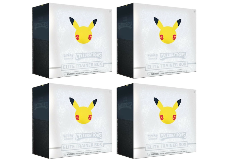 Buy 포켓몬 TCG 25주년 기념 엘리트 트레이너 박스 4개 세트! 

