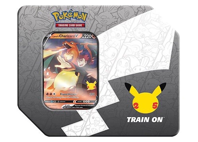 Buy Lata Grande Pokémon TCG 25° Aniversario Celebraciones Lanza Charizard V
