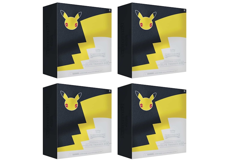 Buy 寶可夢卡牌遊戲 25週年慶典 寶可夢中心限量 精英訓練家盒 4盒組
