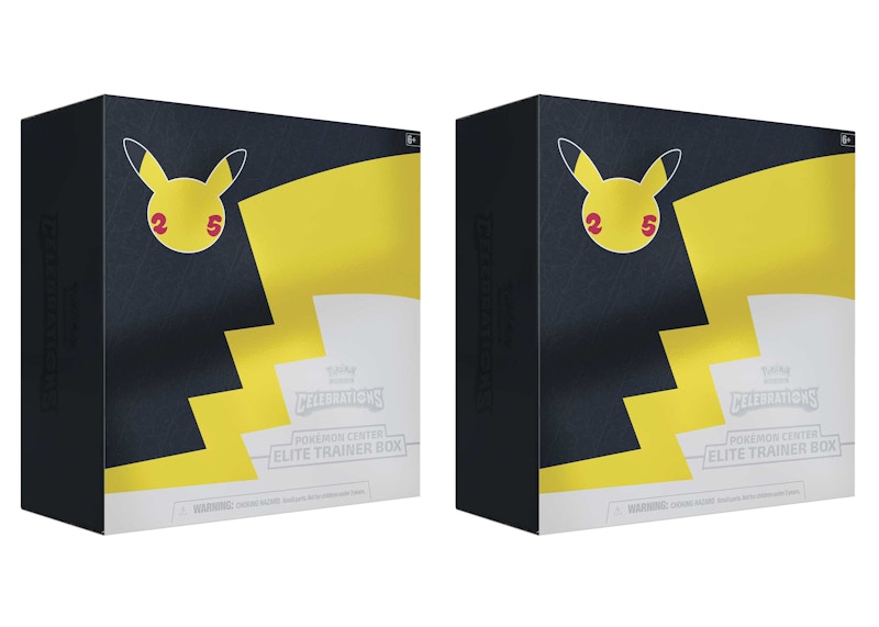 Buy 寶可夢 交易卡片遊戲 25週年慶寶可夢中心限定精英訓練家組合2件組