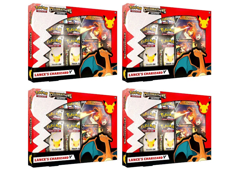 Buy 포켓몬 TCG 25주년 기념 랜스 리자몽 V 박스 4개 세트! 
