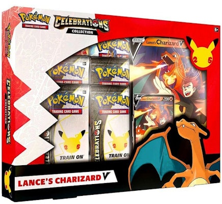 Pokémon TCG 25th Anniversary Celebrations V Box Lances Charizard V Buy Pokémon TCG 25th Anniversary Celebrations V Box Lances Charizard V
