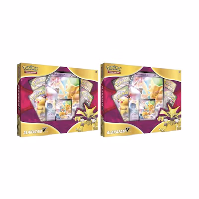 Poké TCG Alakazam V Box 2x Lot