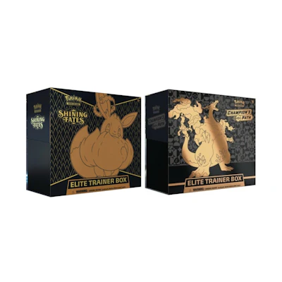 Poké TCG Champion's Path/Shining Fates Elite Trainer Box Bundle