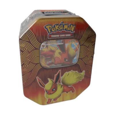 Poké TCG Elemental Power Tin Flareon GX