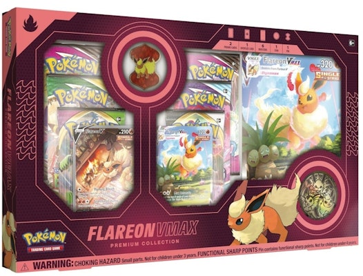 Pokémon TCG Flareon V VMAX Premium Collection Box (US Version) Buy Pokémon TCG Flareon V VMAX Premium Collection Box (US Version)
