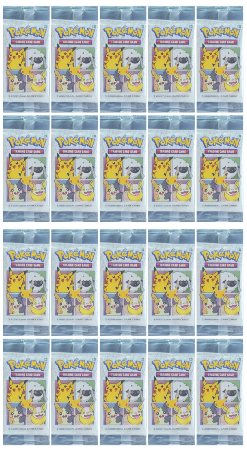 Buy Lote 20x Packs Pokémon TCG Cereal General Mills 25º Aniversario.