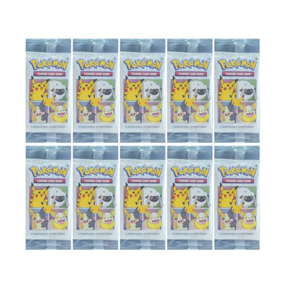 Poké TCG General Mill's Cereal 25th Anniversary Packs 10x Lot