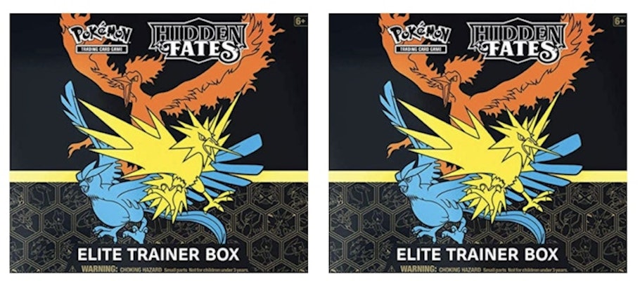 Pokémon TCG Hidden Fates Elite Trainer Box 2x Lot Buy Pokémon TCG Hidden Fates Elite Trainer Box 2x Lot