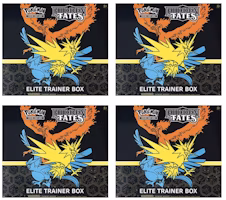 Pokémon TCG Hidden Fates Elite Trainer Box 4x Lot Pokémon TCG Hidden Fates Elite Trainer Box 4x Lot