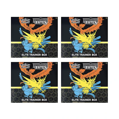 Poké TCG Hidden Fates Elite Trainer Box 4x Lot