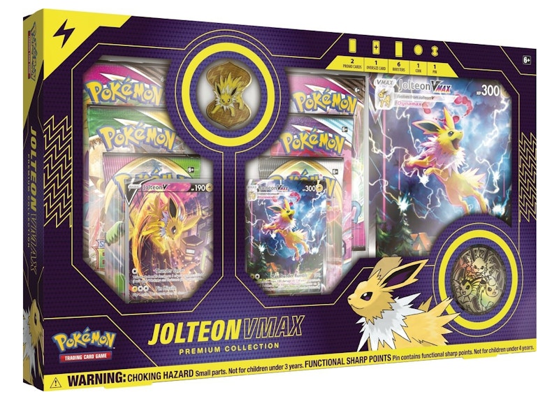 Buy Kotak Koleksi Premium Pokémon TCG Jolteon V VMAX (Versi AS)