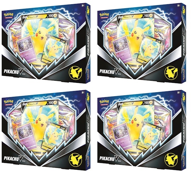 pokemon-tcg-pikachu-v-box-4x-lot