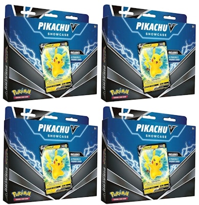 Kotak Showcase Pokémon TCG Pikachu V Paket 4x Buy Kotak Showcase Pokémon TCG Pikachu V Paket 4x