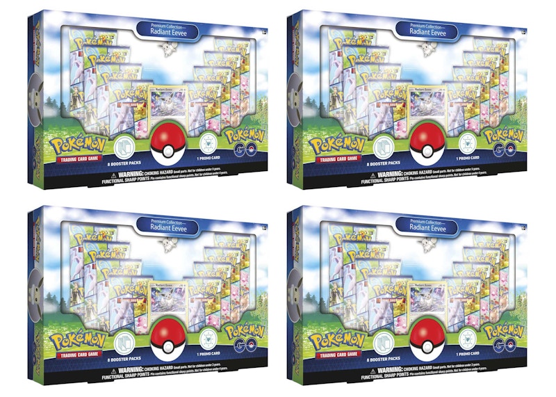 Buy Kotak Koleksi Premium Pokémon TCG Pokémon GO Radiant Eevee 4x Lot