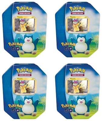 Lata Pokémon TCG Pokémon GO Snorlax Edición Especial - Lote de 4. Buy Lata Pokémon TCG Pokémon GO Snorlax Edición Especial - Lote de 4.
