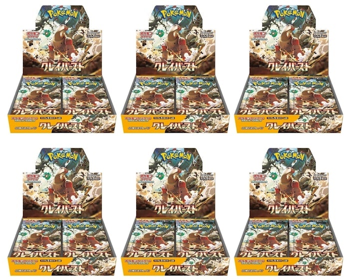 pokemon-tcg-scarlet-and-violet-expansion-pack-clay-burst-booster-box-japanese-6x-lot