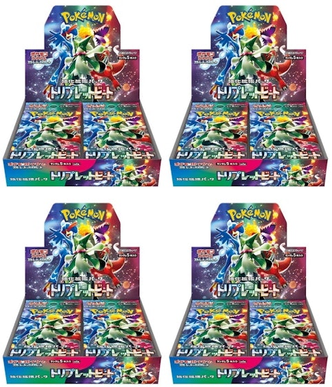 pokemon-tcg-scarlet-and-violet-expansion-pack-triplet-beat-box-japanese-4x-lot