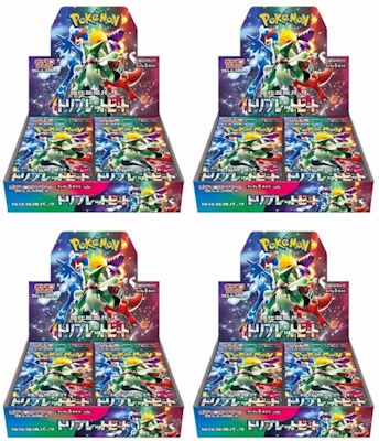 포켓몬 카드게임 스칼렛&바이올렛 확장팩 트리플 비트 박스 (일본어판) 4개 세트
Buy 포켓몬 카드게임 스칼렛&바이올렛 확장팩 트리플 비트 박스 (일본어판) 4개 세트