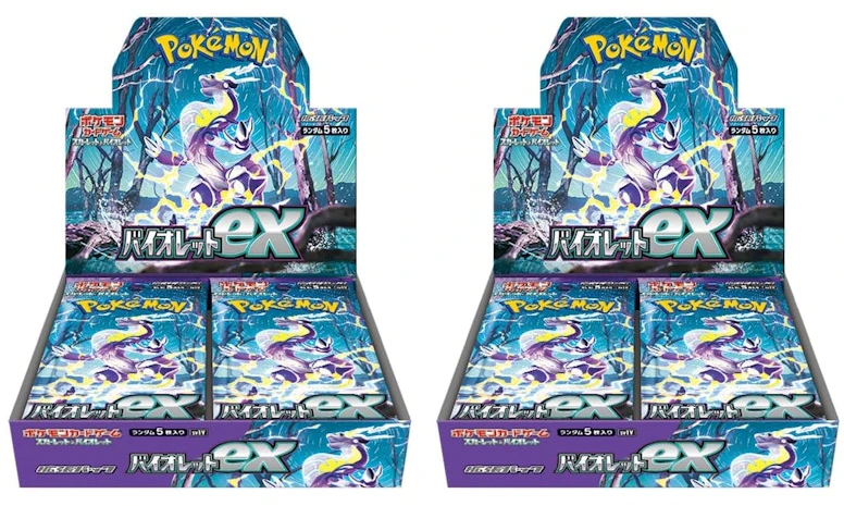 pokemon-tcg-scarlet-and-violet-expansion-pack-violet-ex-box-japanese-2x-lot