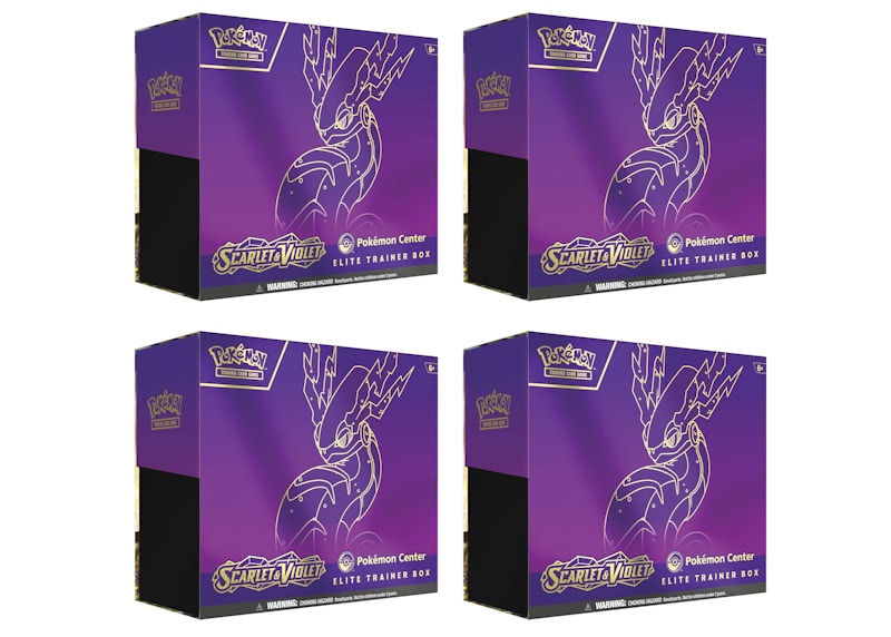 Buy Kotak Pelatih Elite Pokémon TCG Scarlet & Violet Miraidon Center 4x Lot
