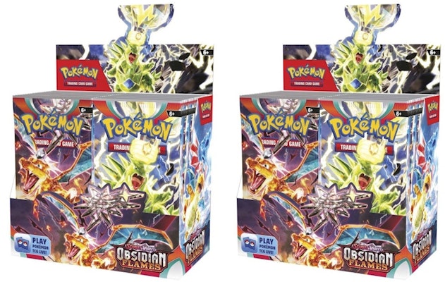 Pokémon TCG Scarlet & Violet Obsidian Flames Booster Box 2x Lot Buy Pokémon TCG Scarlet & Violet Obsidian Flames Booster Box 2x Lot