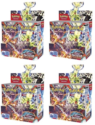 Pokémon TCG Scarlet & Violet Obsidian Flames Booster Box 4x Lot Buy Pokémon TCG Scarlet & Violet Obsidian Flames Booster Box 4x Lot