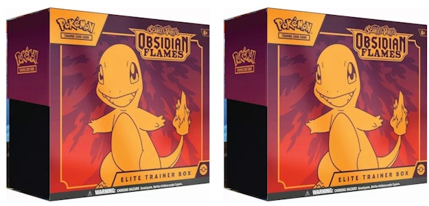 Caja Elite Entrenador Pokémon TCG Escarlata y Púrpura Llamas Obsidianas 2x Lote Buy Caja Elite Entrenador Pokémon TCG Escarlata y Púrpura Llamas Obsidianas 2x Lote