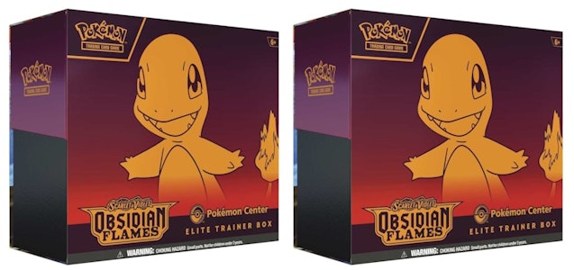 Kotak Latihan Elite TCG Pokémon Scarlet & Violet Obsidian Flames 2x Lot Buy Kotak Latihan Elite TCG Pokémon Scarlet & Violet Obsidian Flames 2x Lot