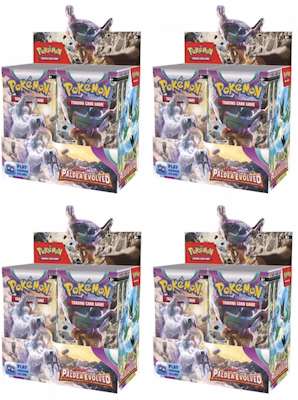 Pokémon TCG Scarlet & Violet Paldea Evolved Booster Box 4x Lot Buy Pokémon TCG Scarlet & Violet Paldea Evolved Booster Box 4x Lot