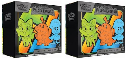 Pokémon TCG Scarlet & Violet Paldea Evolved Elite Trainer Box 2x Lot Pokémon TCG Scarlet & Violet Paldea Evolved Elite Trainer Box 2x Lot