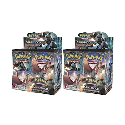Poké TCG S&M Burning Shadows Booster Box 2x Lot